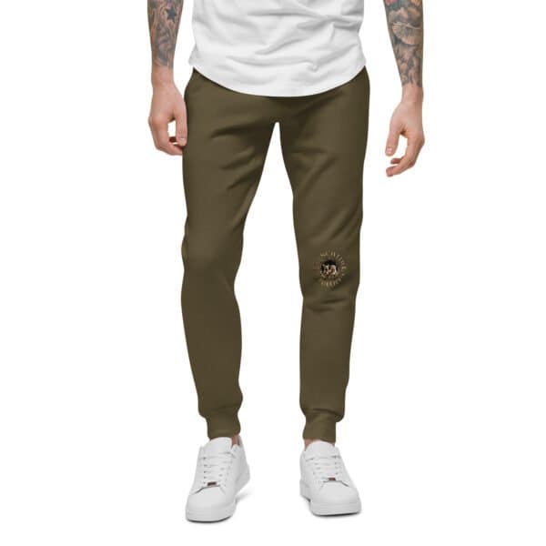 Unisex Fleece Sweatpants - Military Green